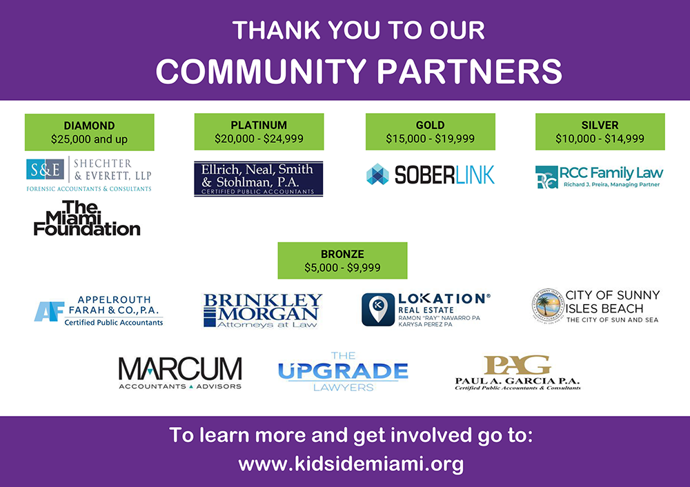 Thank you to our community partners