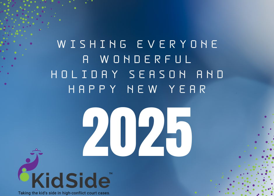 Message To End The Year From KidSide Executive Director