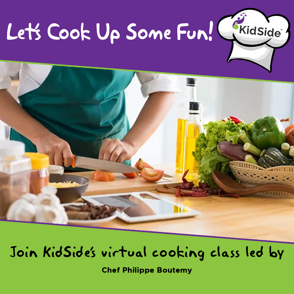 KidSide’s First Virtual Cooking Class 2020
