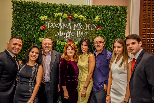 Guests at the Havana Nights mojito bar, 2018